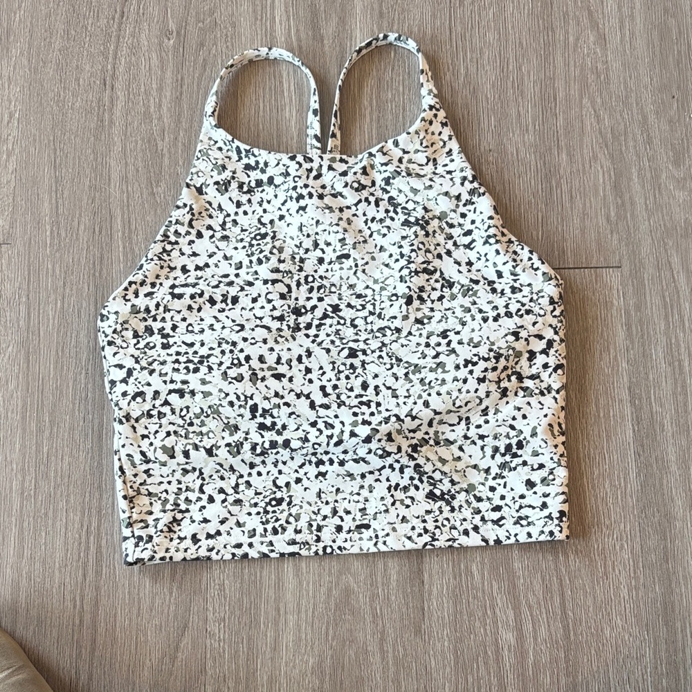 Old Navy Active Black and White Crop Top